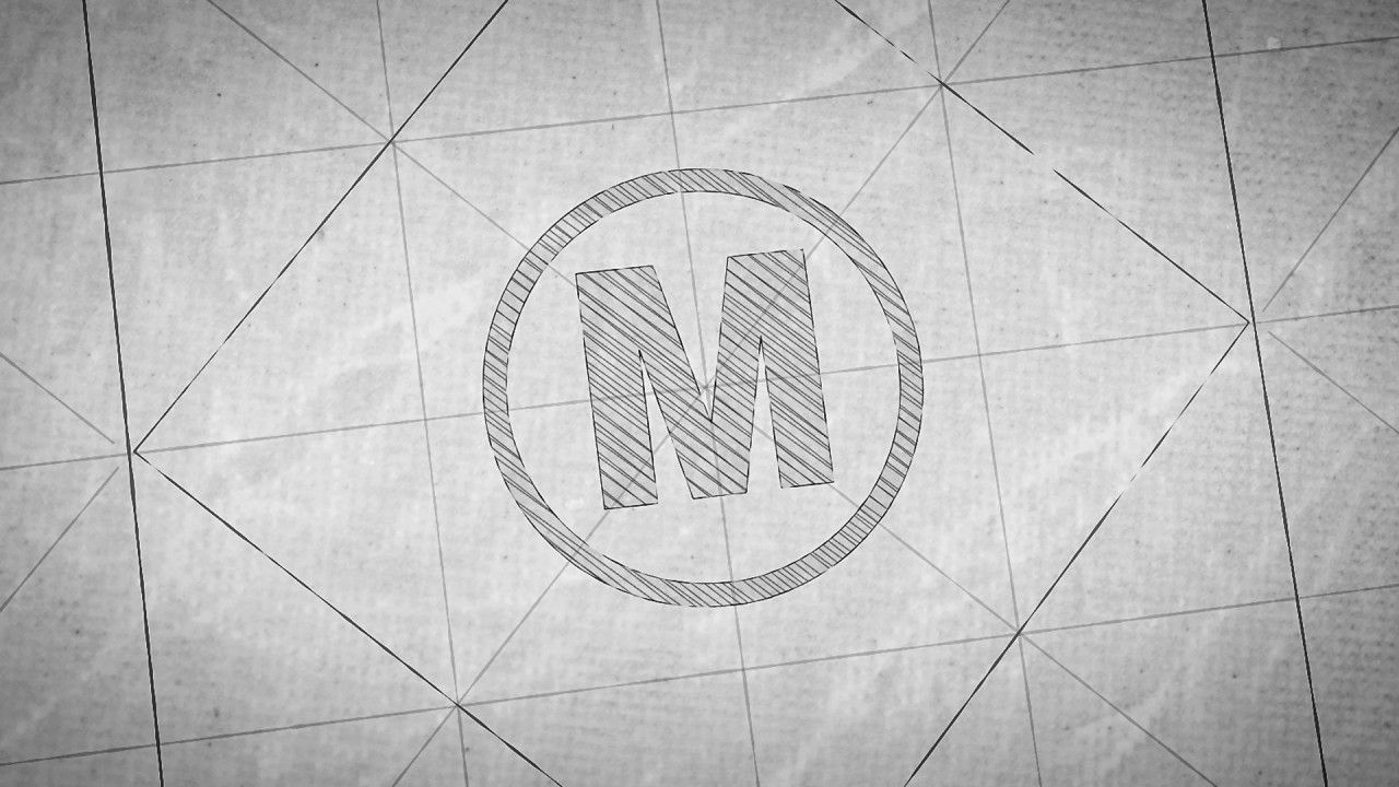 草图简介演示LOGO动画素材库精选AE模板