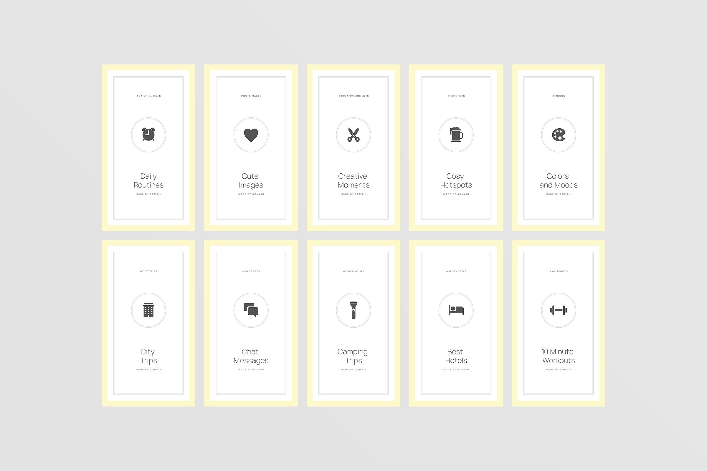 Instagram等新媒体社交媒体文章贴图设计模板素材库精选 Seattle Instagram Highlights插图(14)