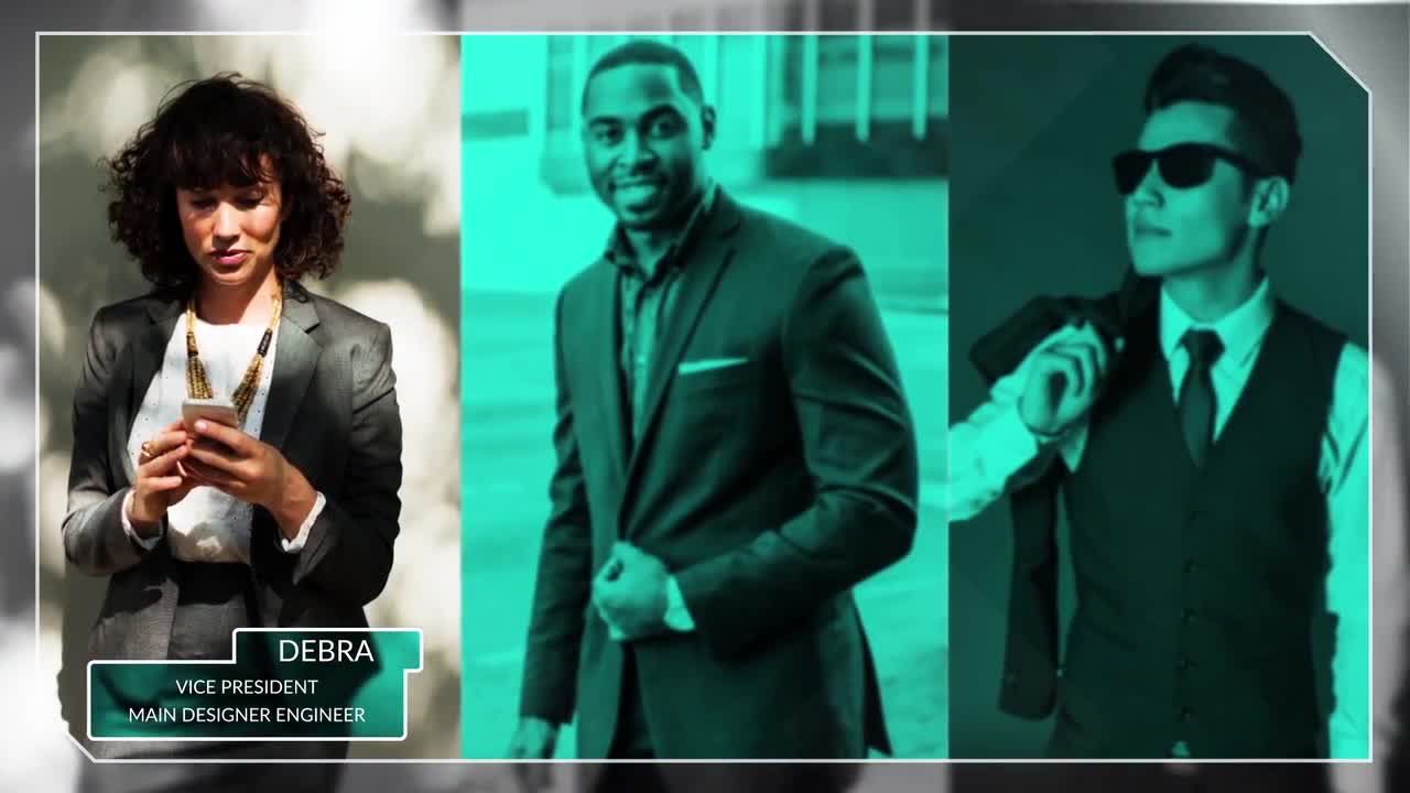 简洁时尚的商务演示素材库精选AE模板