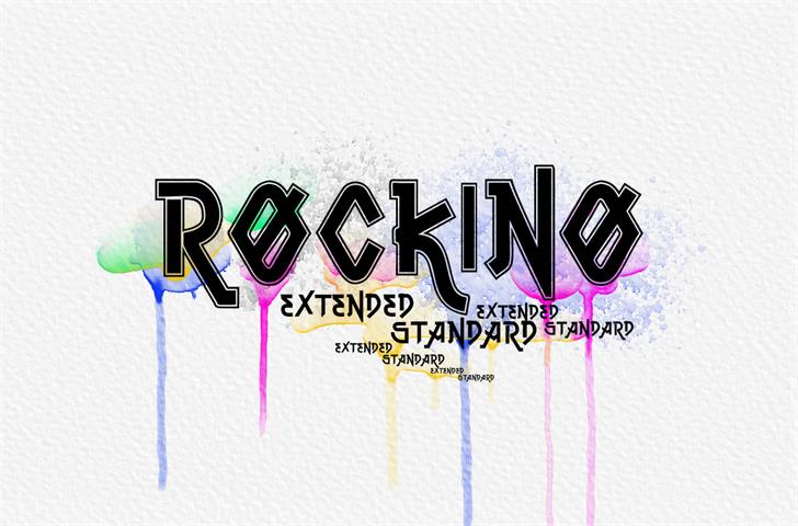 Vtks Rockino V2 font插图