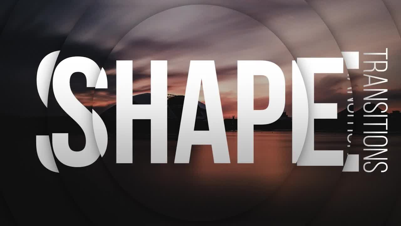 7种形状过渡动画素材库推荐PR模板