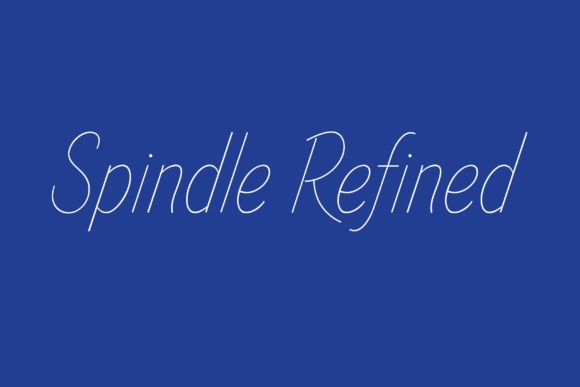 Spindle Refined font插图