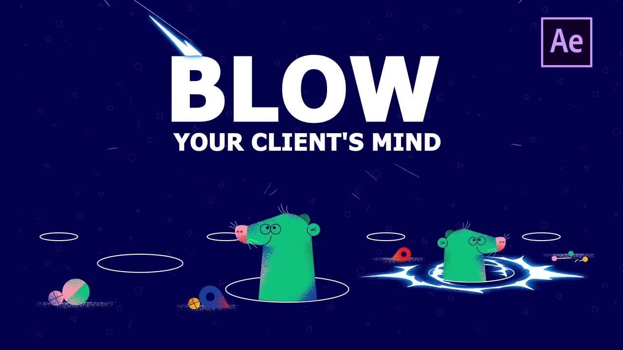 Flash FX爆炸元素和过渡效果素材库精选AE模板