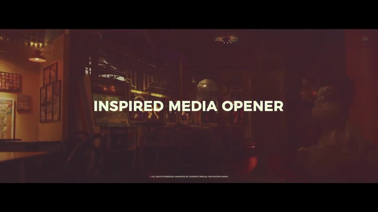 广告媒体开场白转场过渡素材库精选AE模板