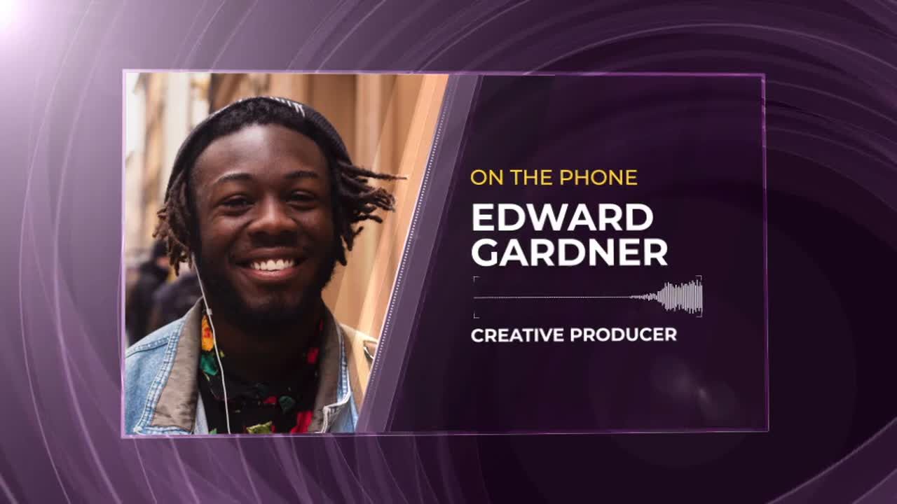 炫酷的创意动画电话面试素材库精选AE模板