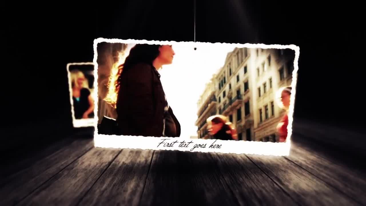 简洁的漏光效果的文本动画素材库精选AE模板