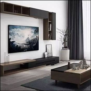 现代电视柜茶几组合素材之家精选3D模型