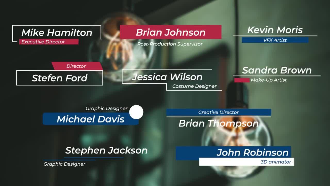 10个优雅下三分之一素材库精选AE模板