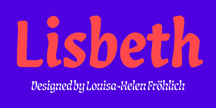 Lisbeth Font Family素材之家精选英文字体
