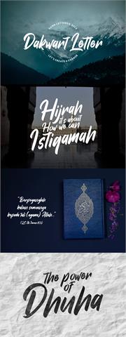 Dakwart Letter font素材之家精选英文字体