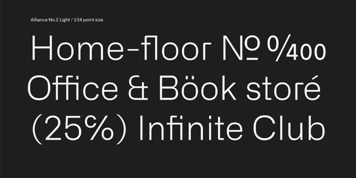 Alliance Font Family插图1