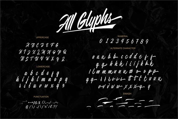 Juvenile personal use font插图3