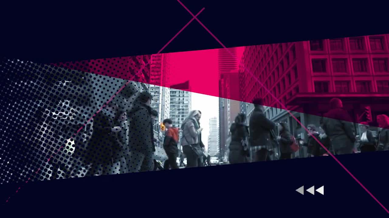 时尚的画面破损故障效果片头素材库推荐PR模板