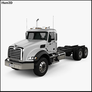 Mack Granite Chassis Truck 2002卡车头素材之家精选3D模型
