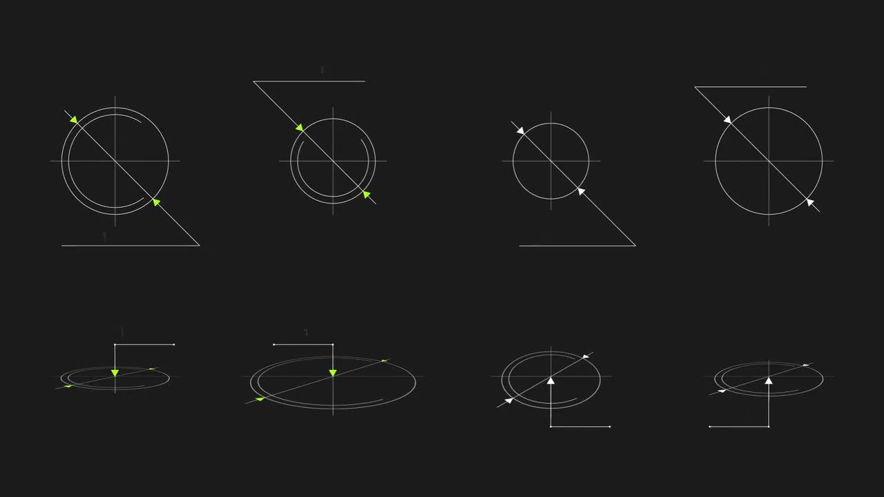 信息图形和大小动态动画素材库精选AE模板