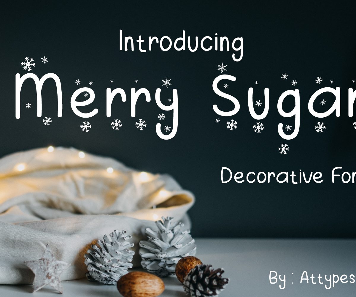 Merry Sugar Foreign Font素材之家精选英文字体