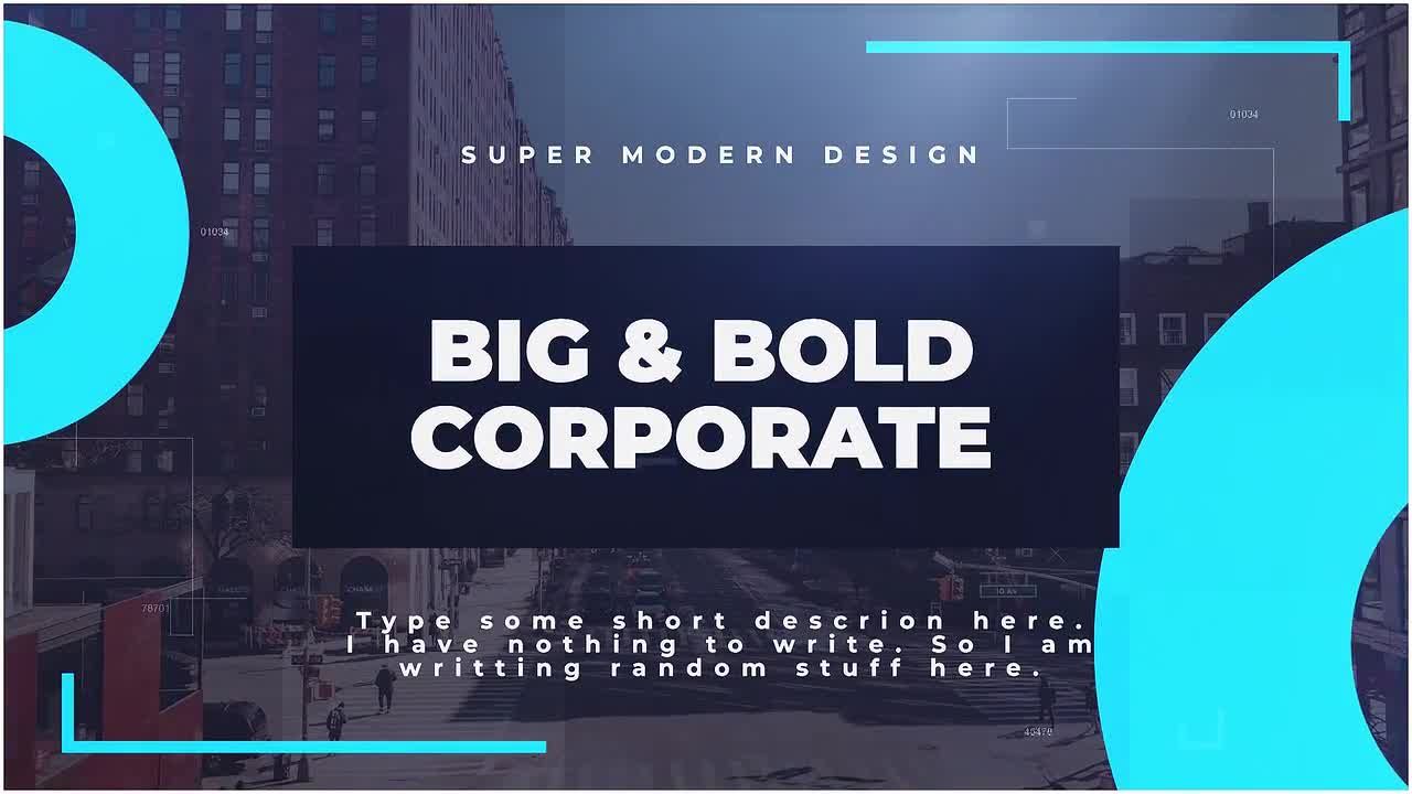 简洁的企业演示平滑过渡效果素材库精选pr模板