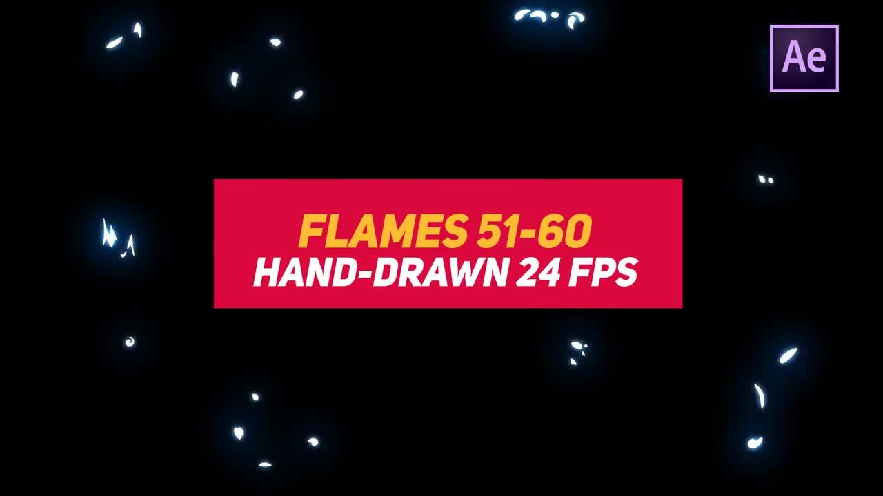 液体元素2火焰素材库精选AE模板51-60