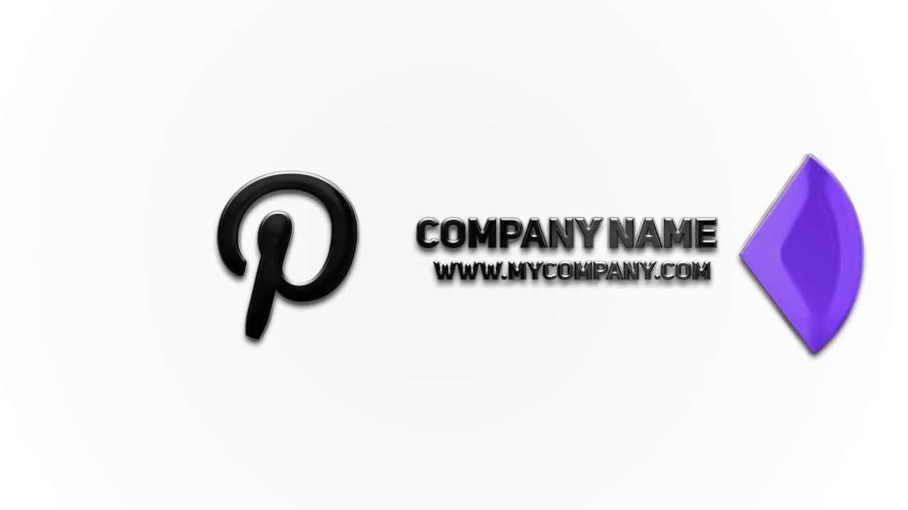 时尚的公司徽标显示素材库精选AE模板