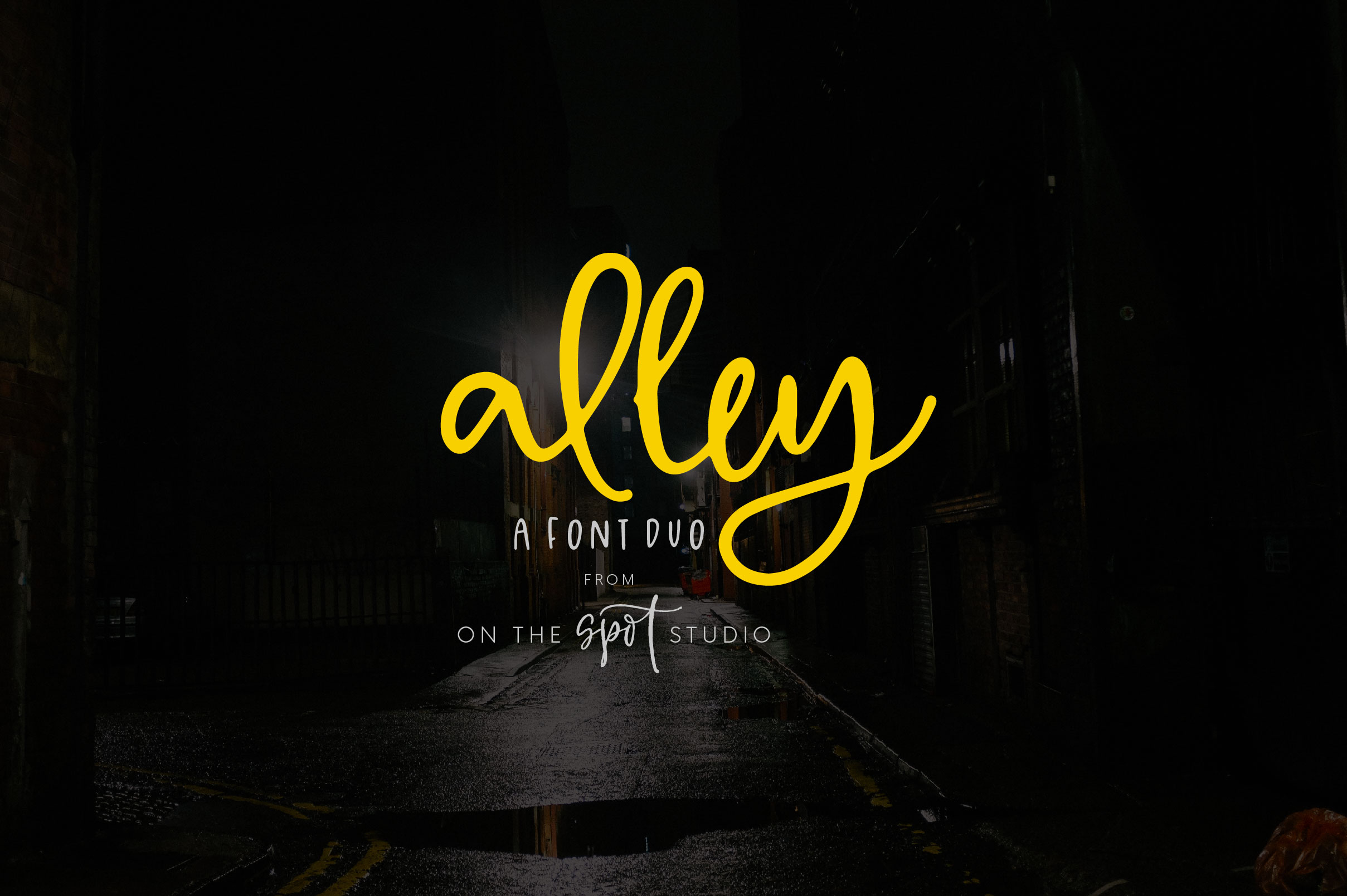 Alley Font Duo插图