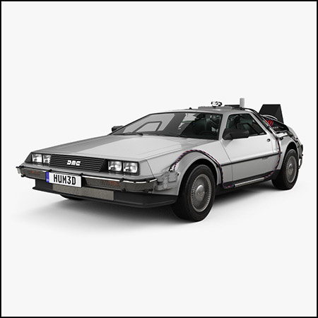 Back to the Future DeLorean 汽车素材之家精选3D模型