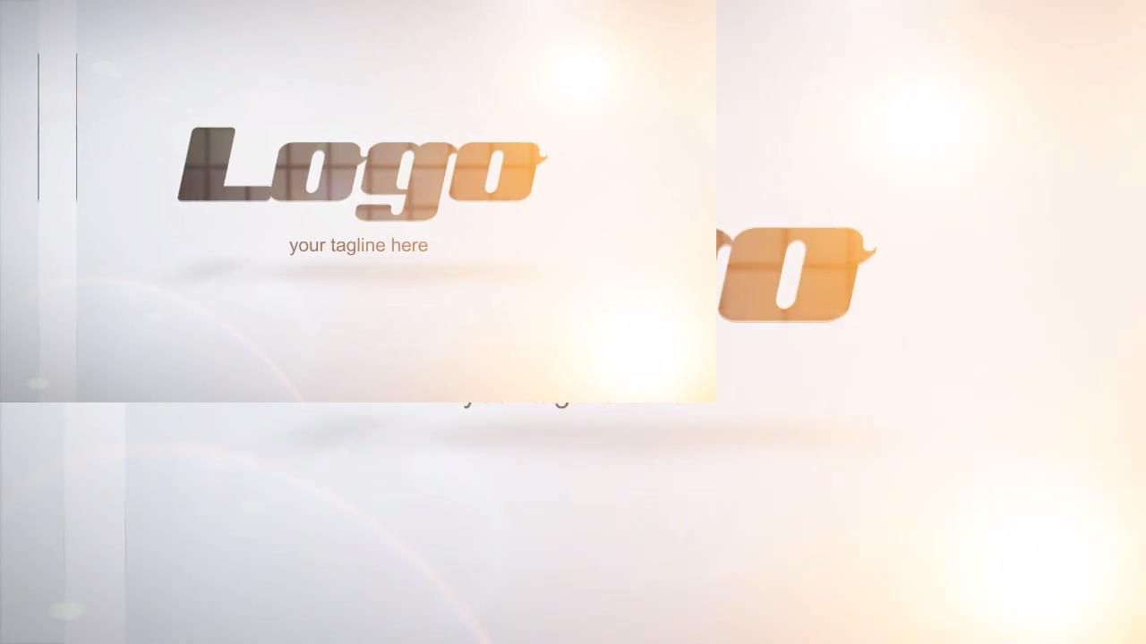 优雅的飞入徽标重新组装素材库精选AE模板