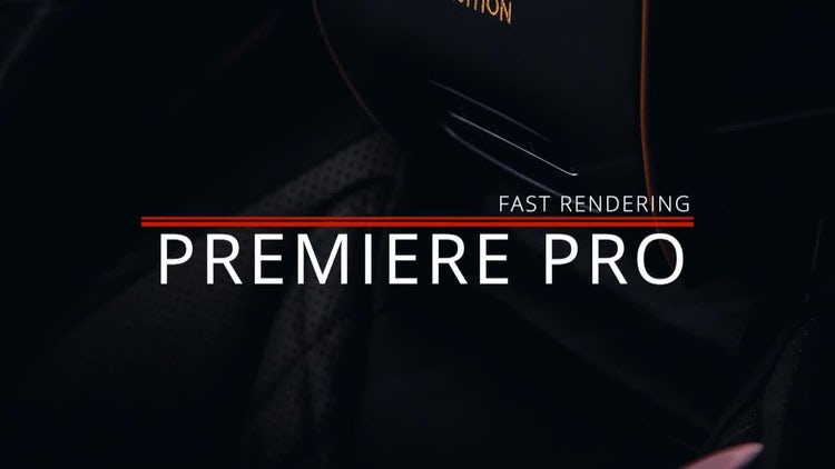 时尚流畅全屏标题动画素材库精选pr模板