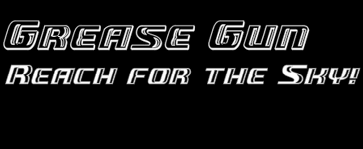 Grease Gun font插图1