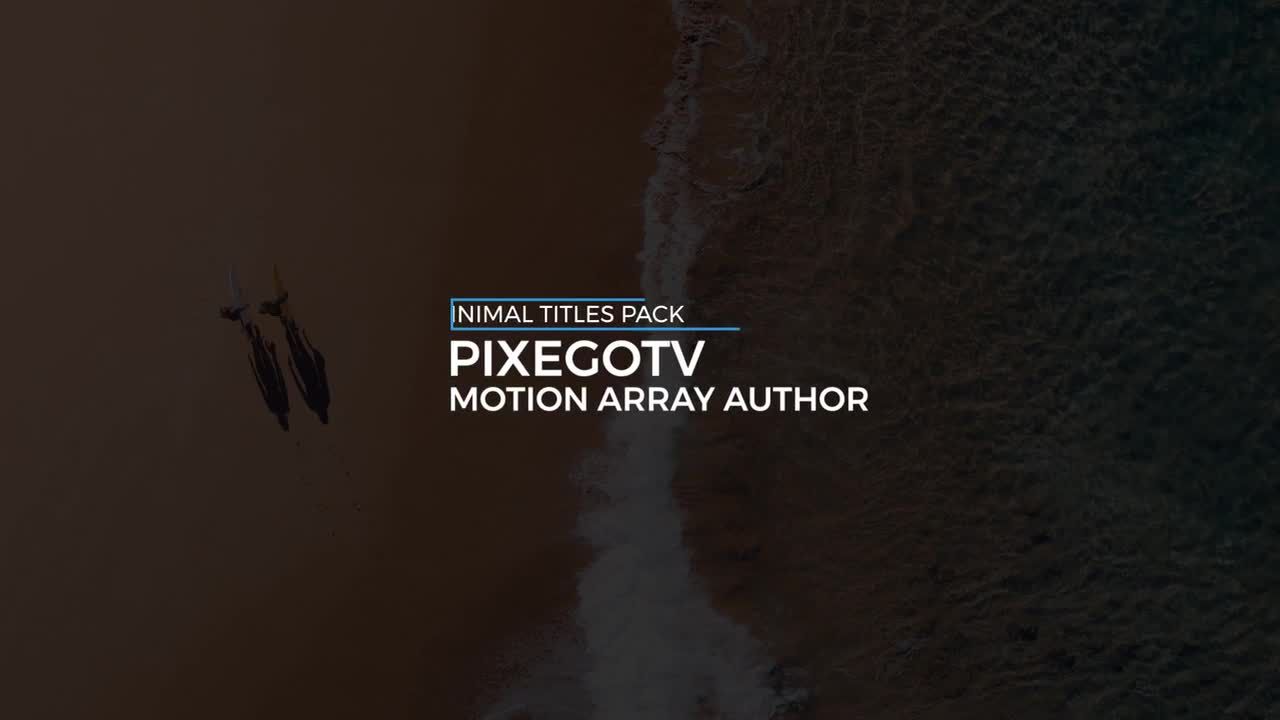 12个优雅的全屏标题动画展示素材库精选AE模板