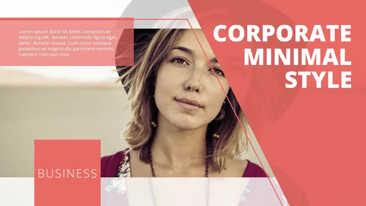 简洁企业商务宣传视频特效动画素材库精选AE模板