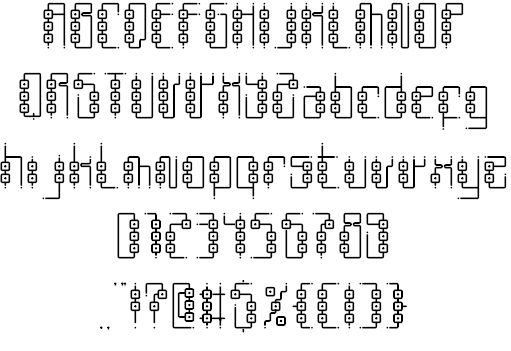 Green Intruder Signage font插图1