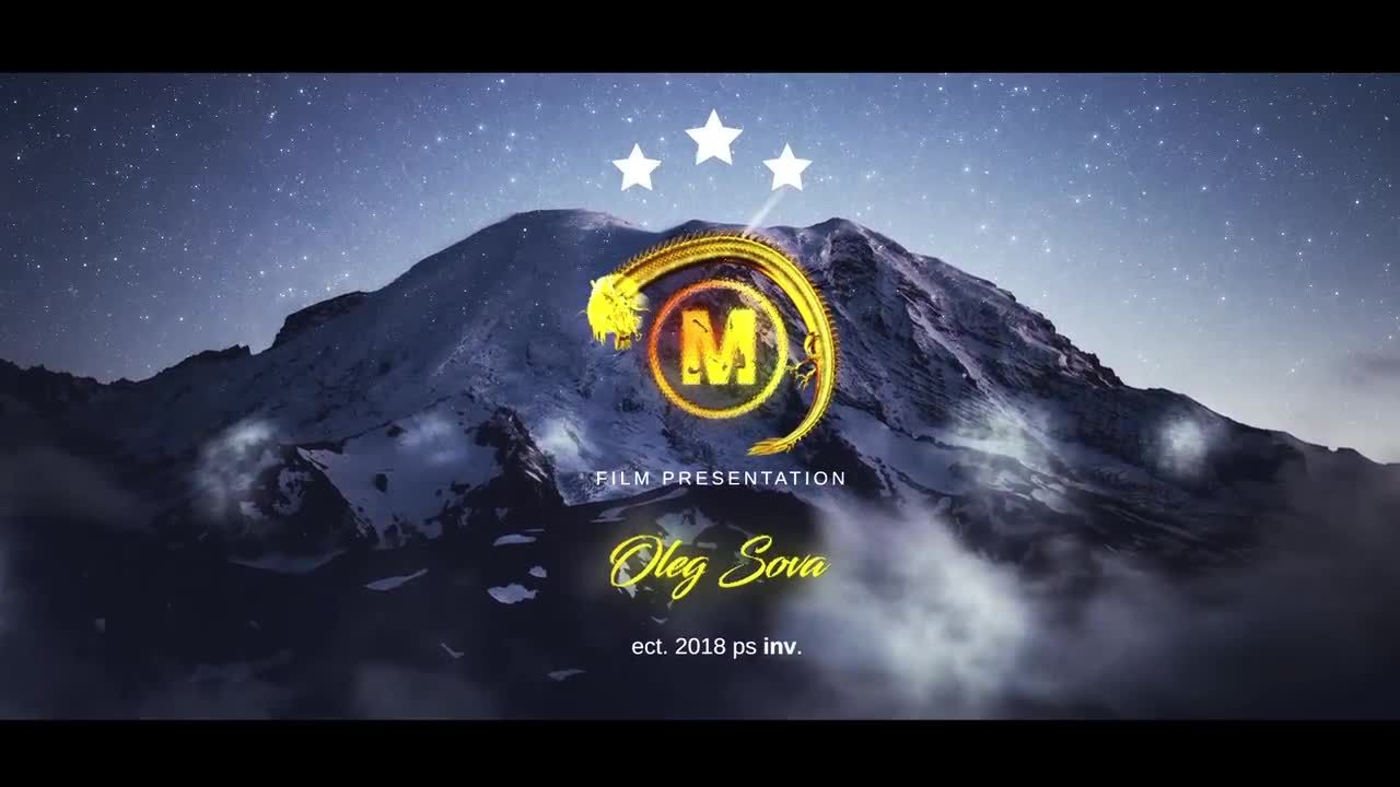 独特外观电影动画标识Logo展示素材库精选AE模板