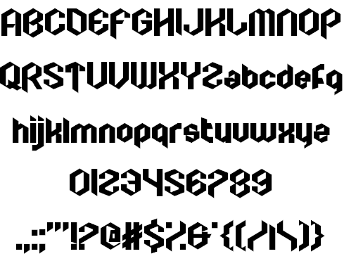 One Pill Makes You Larger font插图1