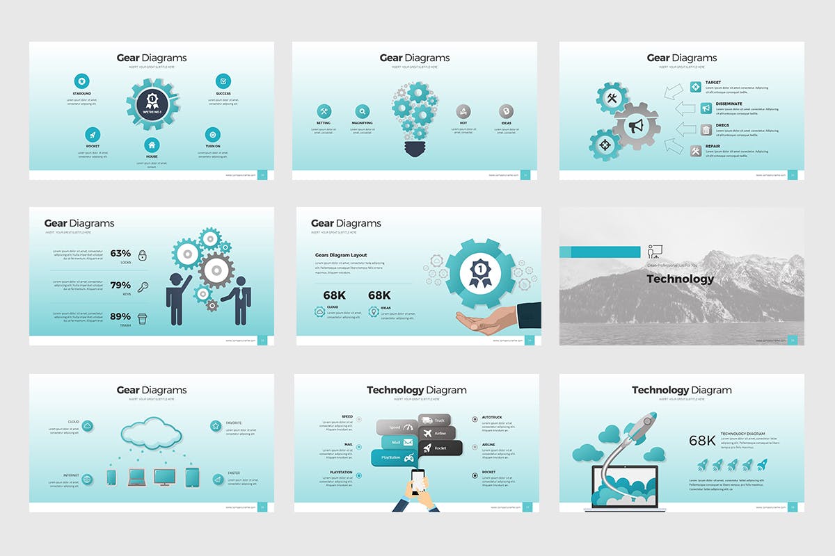 商业计划书信息图表素材库精选PPT模板 Business Plan Infographic Presentation (PPTX)插图(2)