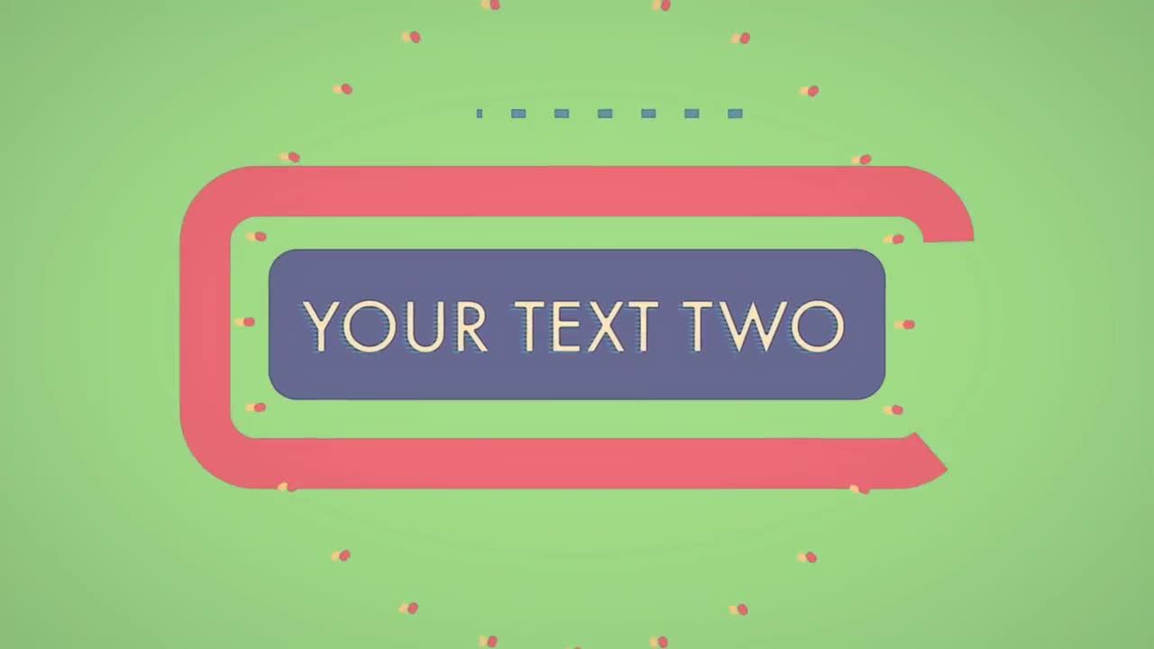 快乐公开赛logo动画展示素材库精选AE模板Happy Open