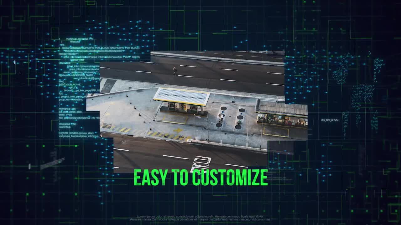 高科技数字幻灯片过渡效果素材库精选pr模板