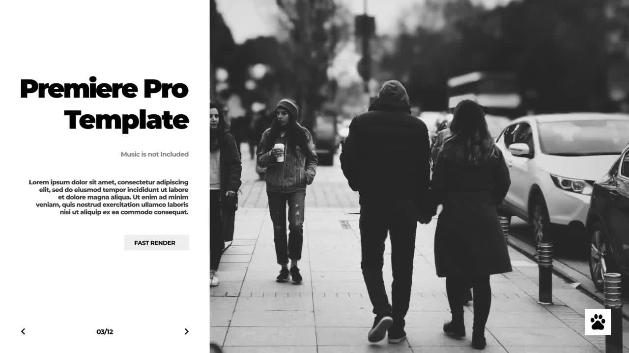 公司企业动画图文幻灯片素材库精选pr模板