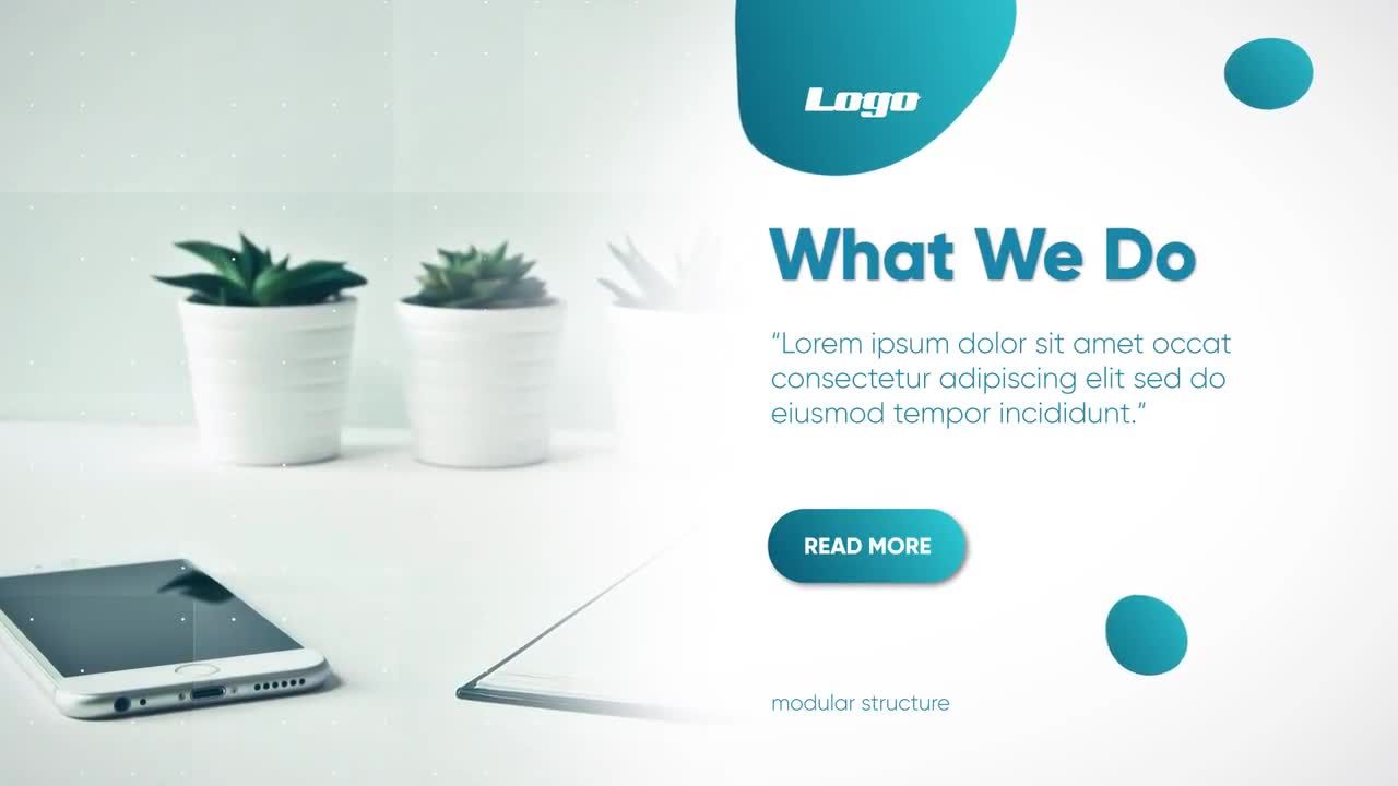 醒目设计的公司介绍素材库精选AE模板