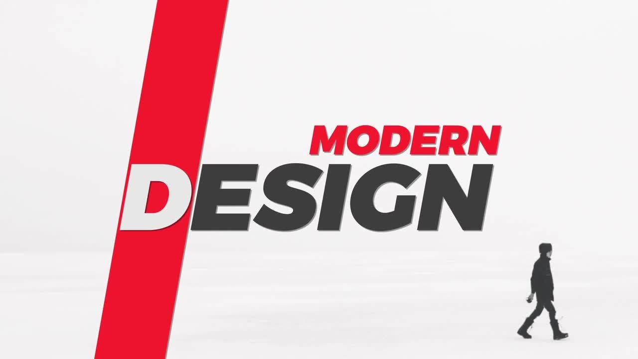 20个时尚全屏大标题素材库精选AE模板