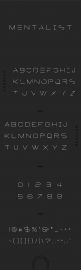 MENTALIST – FUTURISTIC DISPLAY FONT素材之家精选英文字体