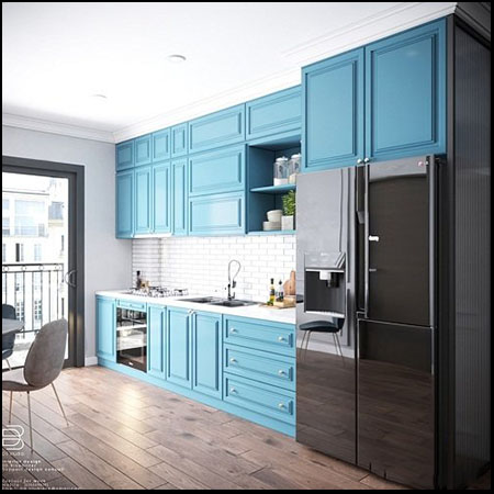 厨房餐厅内部场景素材之家精选3D模型