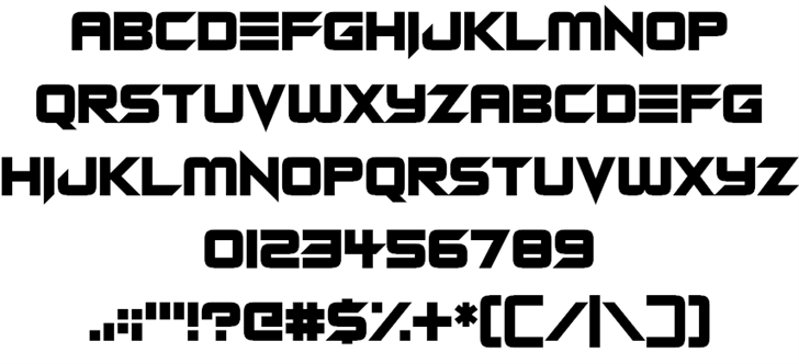 Android Assassin font插图1