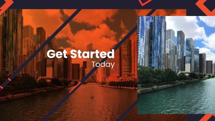 干净的公司开场白素材库精选AE模板