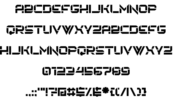 Embryonic World font插图2 Embryonic World font插图2