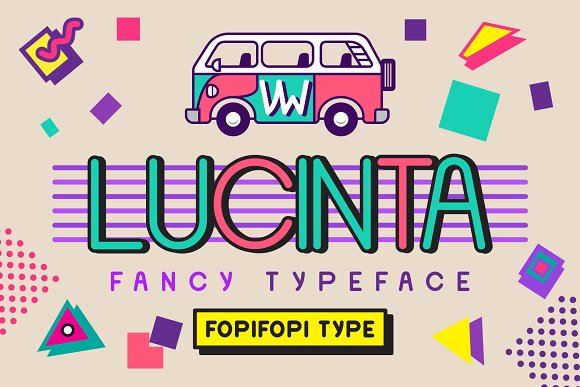 Lucinta Fancy Typeface素材之家精选英文字体