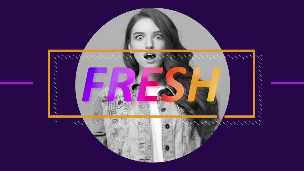 时尚清新动态照片视觉差转场特效幻灯片素材库精选AE模板