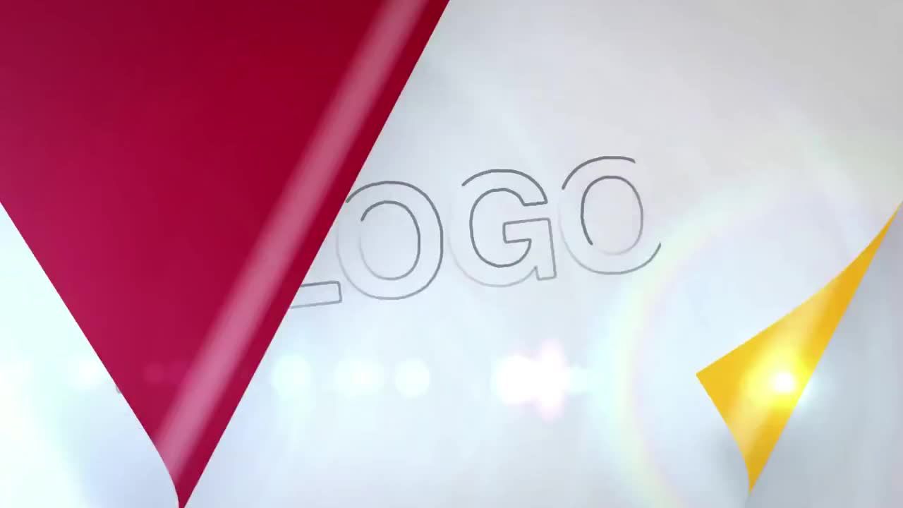 徽标动画或视频介绍转动素材库精选AE模板