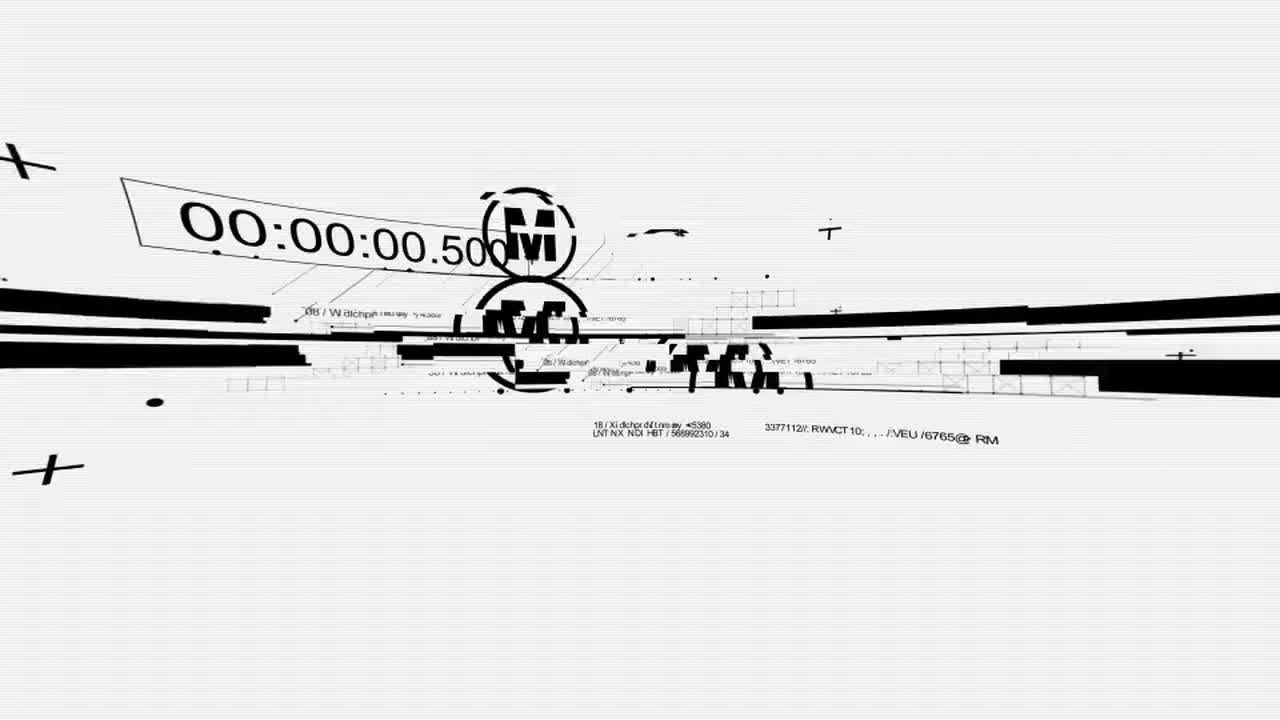 闪烁和扭曲的效果毛刺徽标素材库精选AE模板