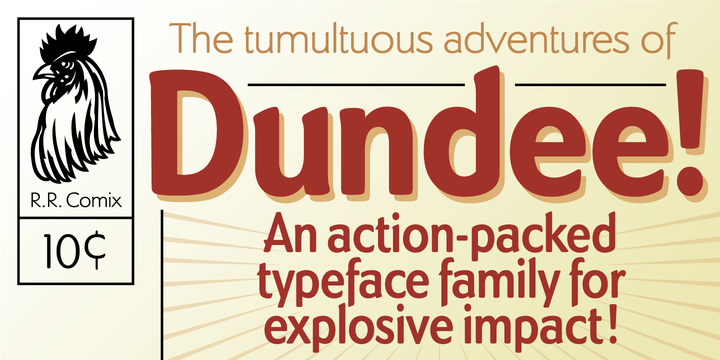 Dundee Font Family素材之家精选英文字体