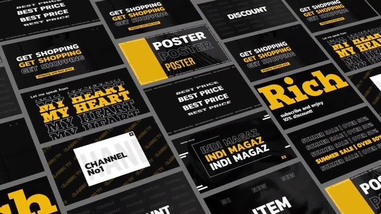 10个酷炫创意的场景动画素材库精选AE模板